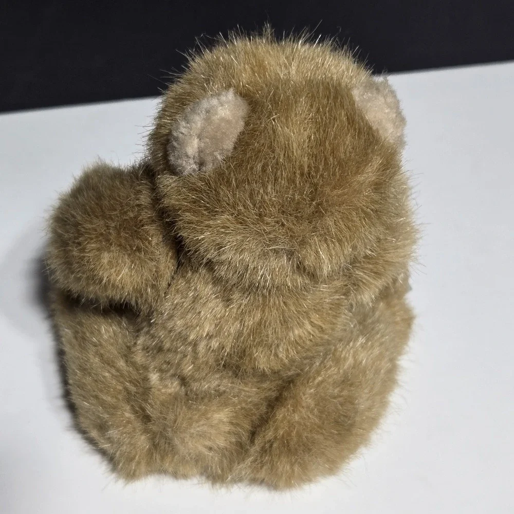 VTG‎ BROWN TEDDY BEAR PLUSH Stuffed Animal Jointed TOY K&M INTERNATIONAL 1992